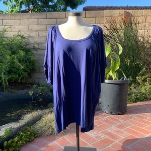 NWT Blue Blouse Size 3X